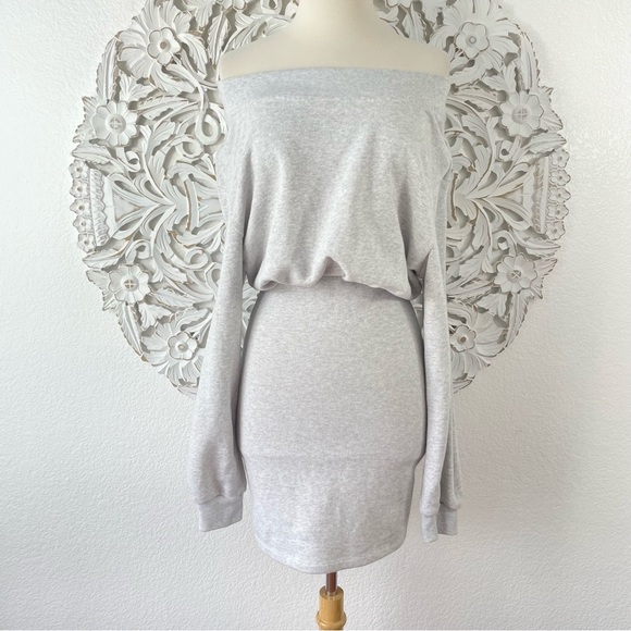 {RtA} Rachele French Terry Sweatshirt Dress, Size XS - Picture 2 of 9